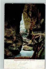 6850 Dornbirn 1907 Gebrauchsspuren Rappenlochschlucht