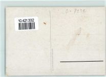 04651 O7232 Bad Lausick Gebrauchsspuren Genesungsheim Speisesaal im Pfingstschmuck