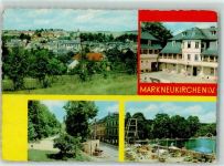 08258 O9659 Markneukirchen - Schwimmbad Gewerbemuseum Ernst-Thälmann-Platz Stempel Museum