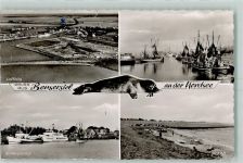 26427 W2943 Bensersiel - Hafen Dampfer Fischkutter Strand Robbe