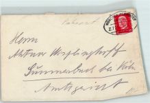 W8940 Memmingen München - Memmingen Zug 726 Brief Bahnpoststempel KEINE AK