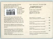 65582 W6252 Diez KEINE AK Hote Imperial Speiseraum Theke Gartenterrasse
