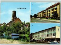 14712 O1830 Rathenow - Havel Schleusenweg Leninallee Kaufhaus Magnet