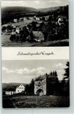 09477 O9301 Schmalzgrube - Histor. Hochofen Fachwerkhaus