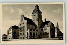 84359 W8346 Simbach a. Inn - Rathaus Oldtimer LKW