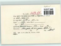 UA3GI Region 142 Zone 16 Russland Qsl-Karte