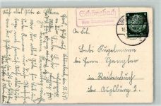 86473 W8907 Schönebach b Augsburg - Landpoststempel über Dinkelscherben
