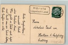 32791 W4937 Hörste , Lippe - Landpoststempel Lippstadt Land