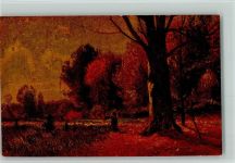 Nr. 350 von Meinzold - Herbstimmung AK Degi Künstlerkarte