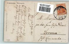Sehnsucht, Poesie AK Borrmeister, R. 1917
