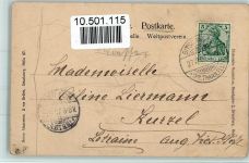 Bonne Annee - Zwei schöne Frauen AK Trachten Elsass 1907