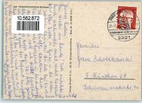 25718 W2228 Friedrichskoog , Dithm - Campingplatz Badestrand Segelschiffe am Hafen