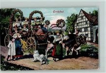 Erntefest - geschmückter Wagen , Verlag Kaulmann Nr. 6 AK Gute Erhaltung Trachten Schaumburg-Lippe 1927