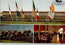 W4650 Gelsenkirchen Tribünenhaus AK Trabrennen 1973