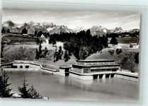 87672 W8959 Roßhaupten , Forggensee - Kraftwerk der Bayr. Wasserkraftwerke AK