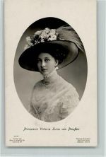 Liersch 2373 - Hutmode, gute Erhaltung AK Adel Prinzessin Victoria Luise Foto AK