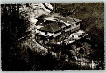 69253 W6901 Heiligkreuzsteinach - Pension-Cafe Bergschlöß'l Fliegeraufnahme