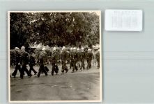 79274 W7811 St. Märgen 1954 Privatfoto KEINE AK Ort handschriftlich Umzug Uniform