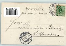 Begegnung mit Friederike AK Goethe 1899