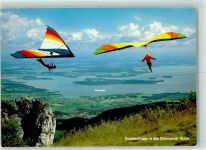 W8211 Chiemsee Chiemgauer Alpen AK Paragleiten