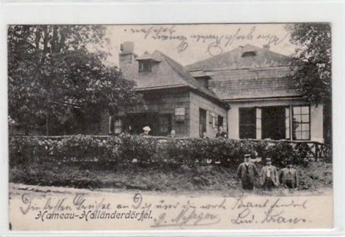 AK Hameau-Holländerdörfel Restaurant, 1908 gelaufen, gut erhalten.
