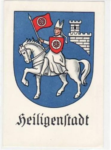 Heilbad Heiligenstadt Heiligenstadt mit Wappen aus dem Jahre 1227 ungelaufen Gute Erhaltung.