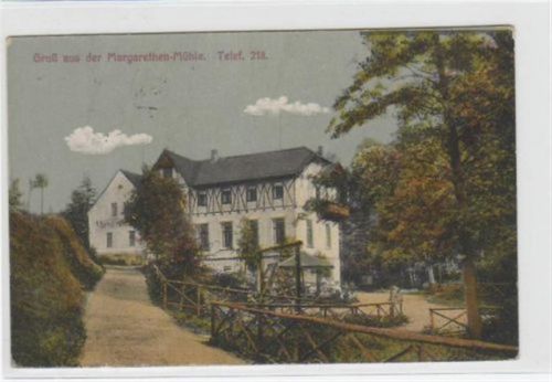 Döbeln Döbeln mit Margarethen - Mühle. Feldpost, mit Stempel von 1917. leichte Eckabschürfungen und Rändern, leichte Stempelspuren, sonst gut erhalten.