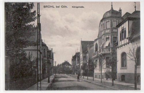 Brühl bei Köln mit Königstraße ungelaufen Top Erhaltung.