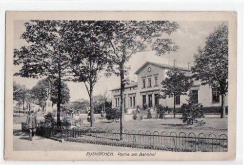 Euskirchen mit Blick auf den Bahnhof ungelaufen Gute Erhaltung.