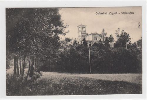 Zoppot Ostseebad Zoppot / Sopot. Stolzenfels ungelaufen Sehr gut erhalten.