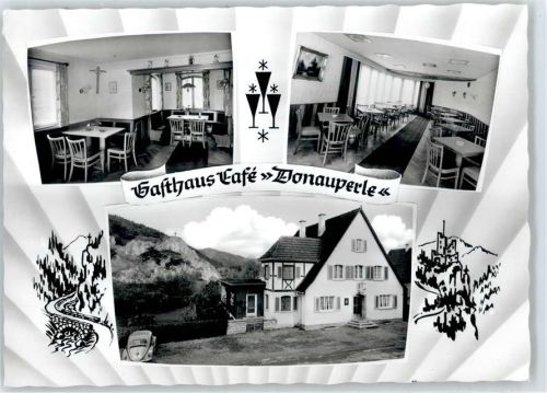 72488 W7480 Gutenstein , Baden - Gasthaus, Café Donauperle