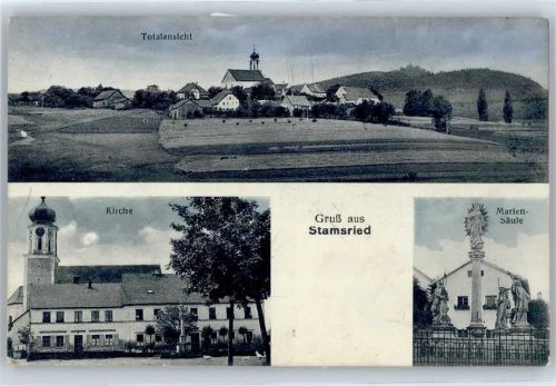 Stamsried Kirche, Mariensäule
