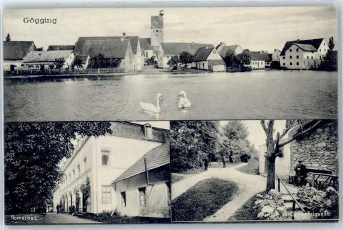 Bad Gögging Römerbad, Schwefelquelle, Schwan