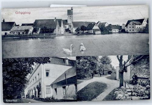 Bad Gögging Römerbad, Schwefelquelle, Schwan