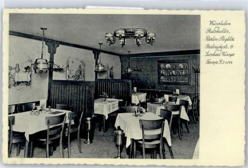 Steglitz WK II, Restaurant Weinstuben im Ratskeller