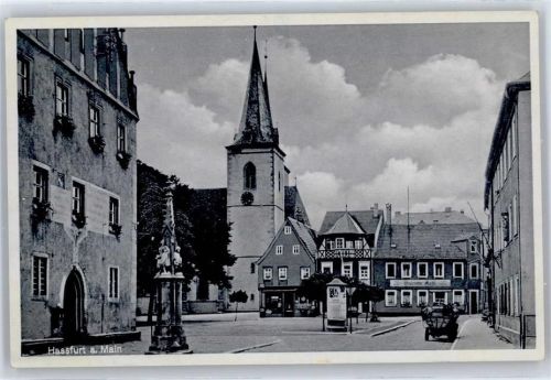 97437 W8728 Haßfurt - Litfaßsäule