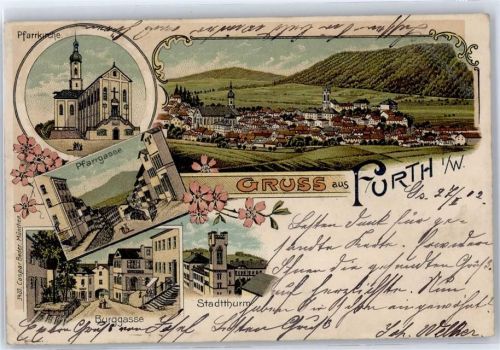 Furth Burggasse , Pfarrgasse