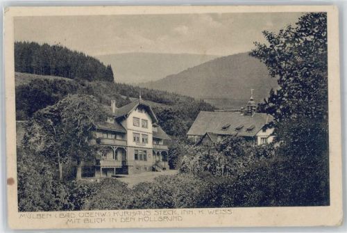 Mülben Kurhaus Steck, Blick in den Höllgrund