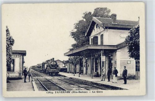 Faverney Bahnhof, Eisenbahn