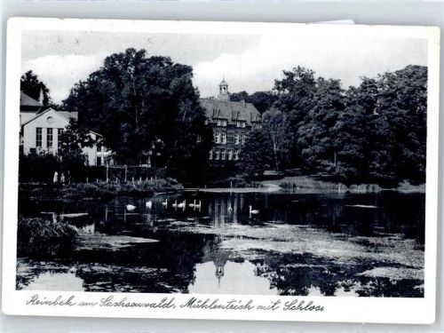 Reinbek Mühlenteich mit Schloss