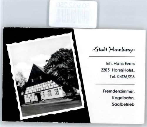 Horst Gasthaus Stadt Hamburg