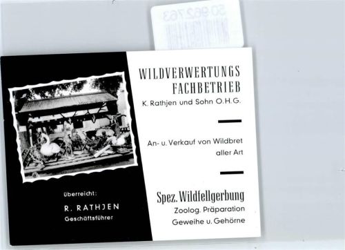 25548 W2217 Kellinghusen - Wildzerlegerei Rathjen und Sohn