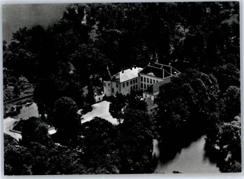 24395 W2342 Gelting , Angeln - Schloss , Fliegeraufnahme