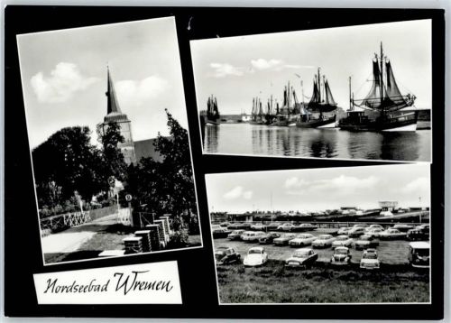 27638 W2851 Wremen - Kirche, Hafen, Schiff