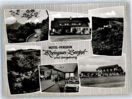 65391 W6223 Ransel , Rheingau - Hotel Pension Rheingauer Berghof