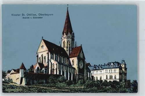 St. Ottilien Kloster , Mondnacht