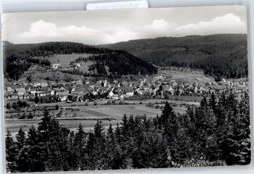 78532 W7200 Möhringen , Baden - Kirche, Ortsansicht