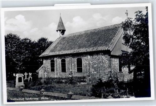 26474 W2941 Spiekeroog - Kirche, Nordseebad