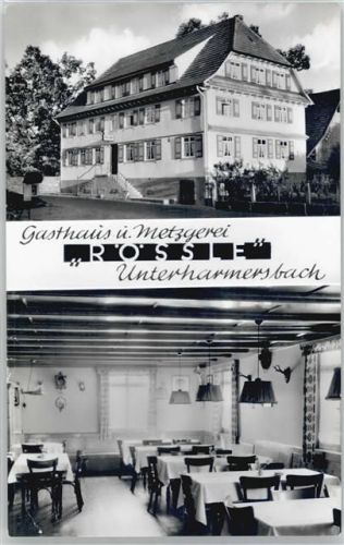 77736 W7615 Unterharmersbach - Gasthaus, Metzgerei Rössle