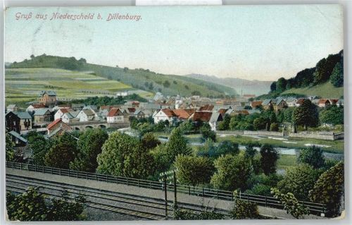 35683 W6340 Niederscheld , Dillkr - Eisenbahn, Ortsansicht